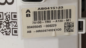 2012-2015 Honda Civic Instrument Cluster Speedometer Gauges P/N:78260-TR0-A132-M1 78200-TR3-A212-M1 Fits 2012 2013 2014 2015 OEM Used Auto Parts - Oemusedautoparts1.com