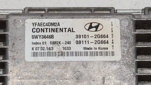 2011-2014 Hyundai Sonata PCM Engine Computer ECU ECM PCU OEM P/N:39101-2G673 39101-2G671 Fits 2011 2012 2013 2014 OEM Used Auto Parts