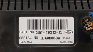 2018-2019 Ford Escape Climate Control Module Temperature AC/Heater Replacement P/N:GJ5T-18C612-CJ GJ5T-18C612-CH Fits 2018 2019 OEM Used Auto Parts - Oemusedautoparts1.com