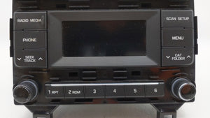 2015 Hyundai Sonata Radio AM FM Cd Player Receiver Replacement P/N:96170-C20004X Fits OEM Used Auto Parts - Oemusedautoparts1.com