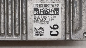 2015 Toyota Camry PCM Engine Computer ECU ECM PCU OEM P/N:89661-06N10 Fits OEM Used Auto Parts
