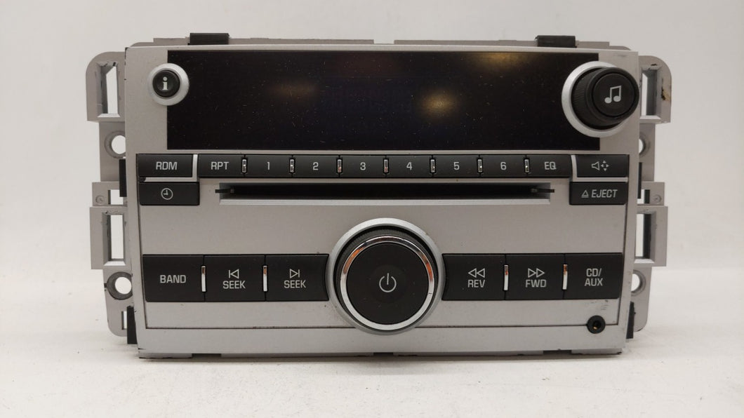 2007 Chevrolet Equinox Radio AM FM Cd Player Receiver Replacement P/N:15293275 Fits OEM Used Auto Parts - Oemusedautoparts1.com