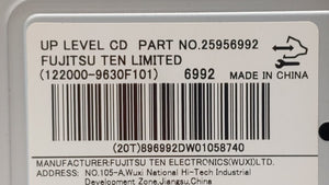 2008 Saturn Vue Radio AM FM Cd Player Receiver Replacement P/N:25866724 25956992 Fits OEM Used Auto Parts - Oemusedautoparts1.com