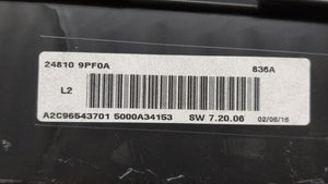 2016 Nissan Pathfinder Instrument Cluster Speedometer Gauges P/N:24810 9PF0A Fits OEM Used Auto Parts - Oemusedautoparts1.com