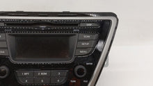 2014-2016 Hyundai Elantra Radio AM FM Cd Player Receiver Replacement P/N:961703X156GU 96170-3X156GU Fits 2014 2015 2016 OEM Used Auto Parts - Oemusedautoparts1.com