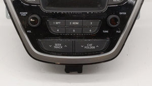 2014-2016 Hyundai Elantra Radio AM FM Cd Player Receiver Replacement P/N:961703X156GU 96170-3X156GU Fits 2014 2015 2016 OEM Used Auto Parts - Oemusedautoparts1.com