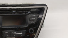 2014-2016 Hyundai Elantra Radio AM FM Cd Player Receiver Replacement P/N:961703X156GU 96170-3X156GU Fits 2014 2015 2016 OEM Used Auto Parts - Oemusedautoparts1.com