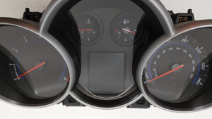 2012 Chevrolet Cruze Instrument Cluster Speedometer Gauges P/N:95940656 95487986 Fits OEM Used Auto Parts - Oemusedautoparts1.com