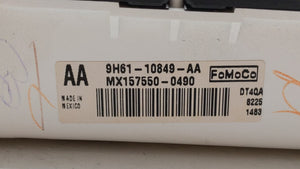 2009 Lincoln Mkz Instrument Cluster Speedometer Gauges P/N:9H61-10849-AA Fits OEM Used Auto Parts - Oemusedautoparts1.com