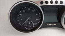 2010-2011 Mercedes-Benz Ml450 Instrument Cluster Speedometer Gauges P/N:A164 900 95 00 1649009500 Fits 2010 2011 OEM Used Auto Parts - Oemusedautoparts1.com