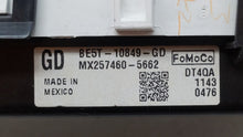 2011-2012 Ford Fusion Instrument Cluster Speedometer Gauges P/N:BE5T-10849-GD Fits 2011 2012 OEM Used Auto Parts - Oemusedautoparts1.com