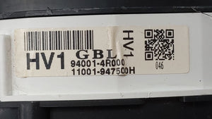 2011-2015 Hyundai Sonata Instrument Cluster Speedometer Gauges P/N:94001-4R000 94001-4R003 Fits 2011 2012 2013 2014 2015 OEM Used Auto Parts - Oemusedautoparts1.com