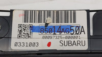 2008-2008 Subaru Legacy Speedometer Instrument Cluster Gauges 256006 - Oemusedautoparts1.com