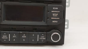 2012-2015 Kia Rio Radio AM FM Cd Player Receiver Replacement P/N:96170-1W950CA 96170-1W900CA Fits 2012 2013 2014 2015 OEM Used Auto Parts - Oemusedautoparts1.com