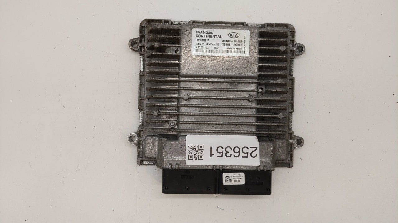 2014-2015 Kia Optima Engine Computer Ecu Pcm Ecm Pcu Oem 256351 - Oemusedautoparts1.com