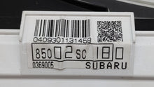 2010-2010 Subaru Forester Velocímetro Instrumento Cluster Indicadores 257535