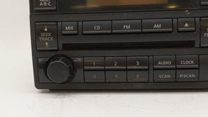 2005-2006 Nissan Altima Radio AM FM Cd Player Receiver Replacement P/N:28185 ZB001 28185 ZB00A Fits 2005 2006 OEM Used Auto Parts - Oemusedautoparts1.com