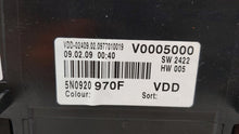 2009 Volkswagen Tiguan Instrument Cluster Speedometer Gauges P/N:5N0920970F 5N0920970E Fits OEM Used Auto Parts - Oemusedautoparts1.com