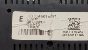 2013 Ford Explorer Instrument Cluster Speedometer Gauges P/N:DB5T-10849-EE Fits OEM Used Auto Parts - Oemusedautoparts1.com