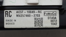 2010 Ford Fusion Instrument Cluster Speedometer Gauges P/N:AE5T-10849-RC Fits OEM Used Auto Parts - Oemusedautoparts1.com