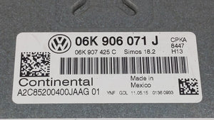 2015-2015 Volkswagen Passat Motor Computadora Ecu Pcm Ecm Pcu OEM 259951
