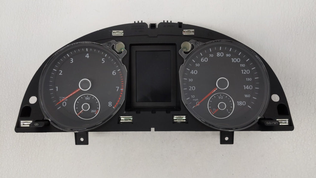 2010-2011 Volkswagen Cc Instrument Cluster Speedometer Gauges P/N:3C8 920 970 M 3C8920970M Fits 2010 2011 OEM Used Auto Parts - Oemusedautoparts1.com