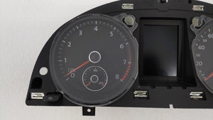 2010-2011 Volkswagen Cc Instrument Cluster Speedometer Gauges P/N:3C8 920 970 M 3C8920970M Fits 2010 2011 OEM Used Auto Parts - Oemusedautoparts1.com