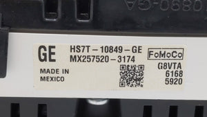 2017 Ford Fusion Instrument Cluster Speedometer Gauges P/N:HS7T-10849-GE HS7T-10849-GD Fits OEM Used Auto Parts - Oemusedautoparts1.com