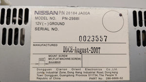 2007-2009 Nissan Altima Radio AM FM Cd Player Receiver Replacement P/N:28184 JA00A Fits 2007 2008 2009 OEM Used Auto Parts