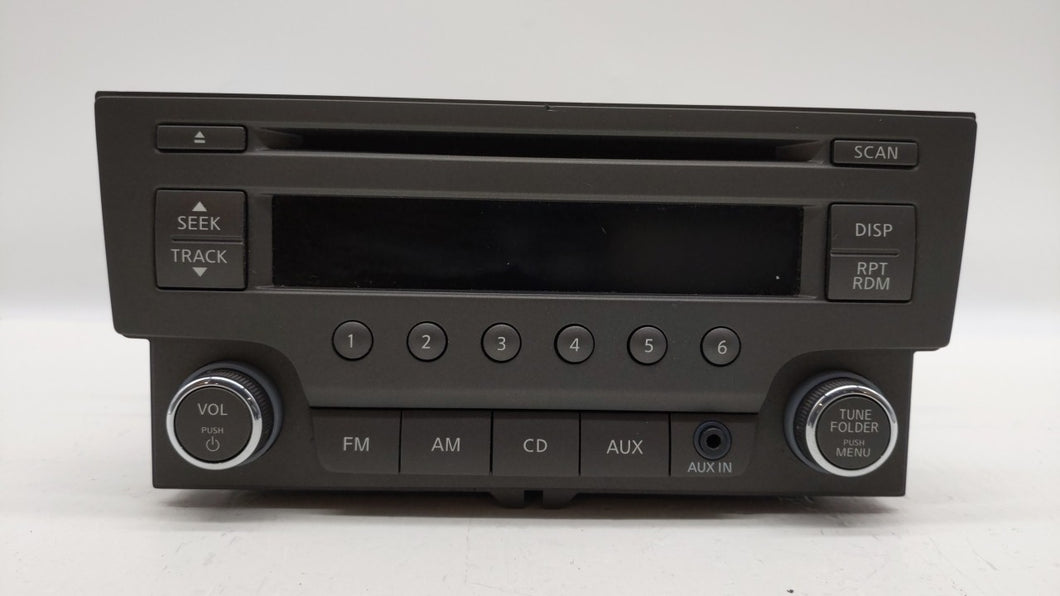 2013-2014 Nissan Sentra Radio AM FM Cd Player Receiver Replacement P/N:28185-3RA2A 28185-3RA2B Fits 2013 2014 OEM Used Auto Parts - Oemusedautoparts1.com