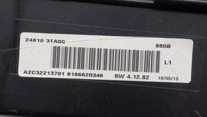 2013 Nissan Altima Instrument Cluster Speedometer Gauges P/N:24810 3TA0D 24810 3TA0C Fits OEM Used Auto Parts - Oemusedautoparts1.com