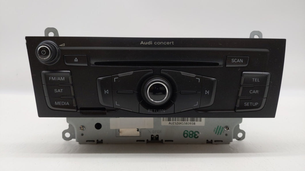 2010-2012 Audi A4 Quattro Radio AM FM Cd Player Receiver Replacement P/N:8T1 035 186 R 4G0035082C Fits OEM Used Auto Parts - Oemusedautoparts1.com