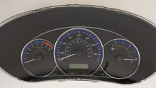 2010-2010 Subaru Forester Velocímetro Instrumento Cluster Indicadores 261223