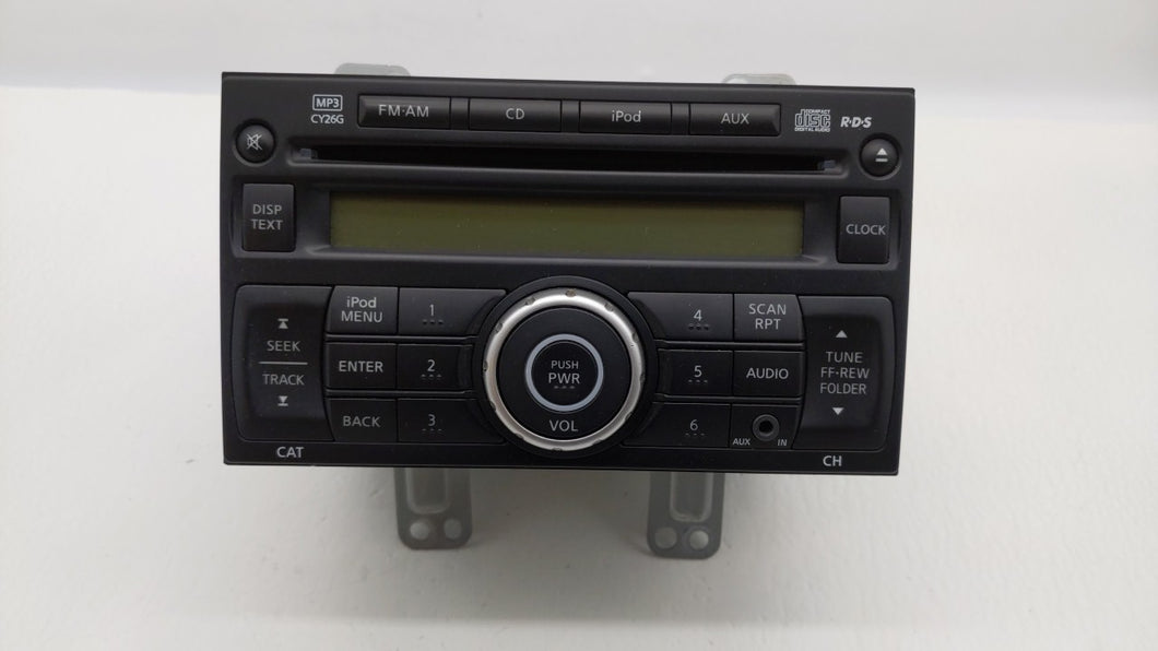 2011-2015 Nissan Rogue Radio AM FM Cd Player Receiver Replacement P/N:28185 1VK1A 28185 1VX2A Fits 2011 2012 2013 2014 2015 OEM Used Auto Parts - Oemusedautoparts1.com