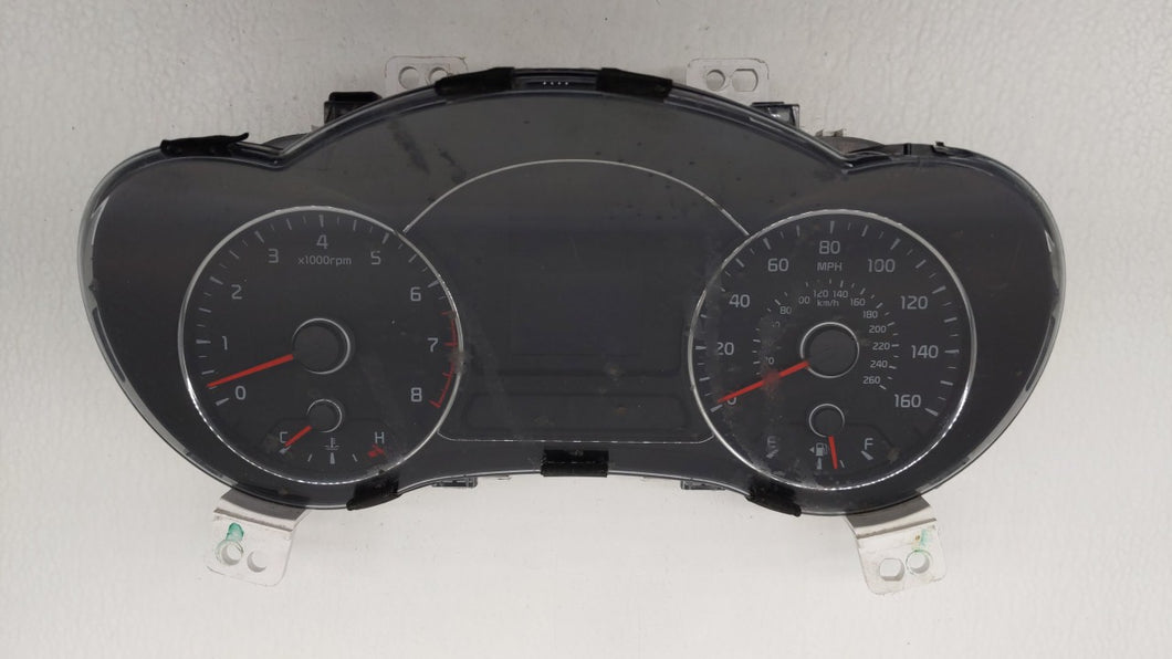 2017-2018 Kia Forte Instrument Cluster Speedometer Gauges P/N:94003-B0301 94013-B0300 Fits 2017 2018 OEM Used Auto Parts - Oemusedautoparts1.com