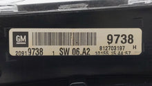 2010 Chevrolet Equinox Instrument Cluster Speedometer Gauges P/N:20919738 20903929 Fits OEM Used Auto Parts - Oemusedautoparts1.com