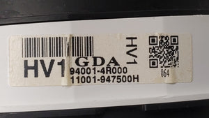 2011-2015 Hyundai Sonata Instrument Cluster Speedometer Gauges P/N:94001-4R002 94001-4R000 Fits 2011 2012 2013 2014 2015 OEM Used Auto Parts - Oemusedautoparts1.com