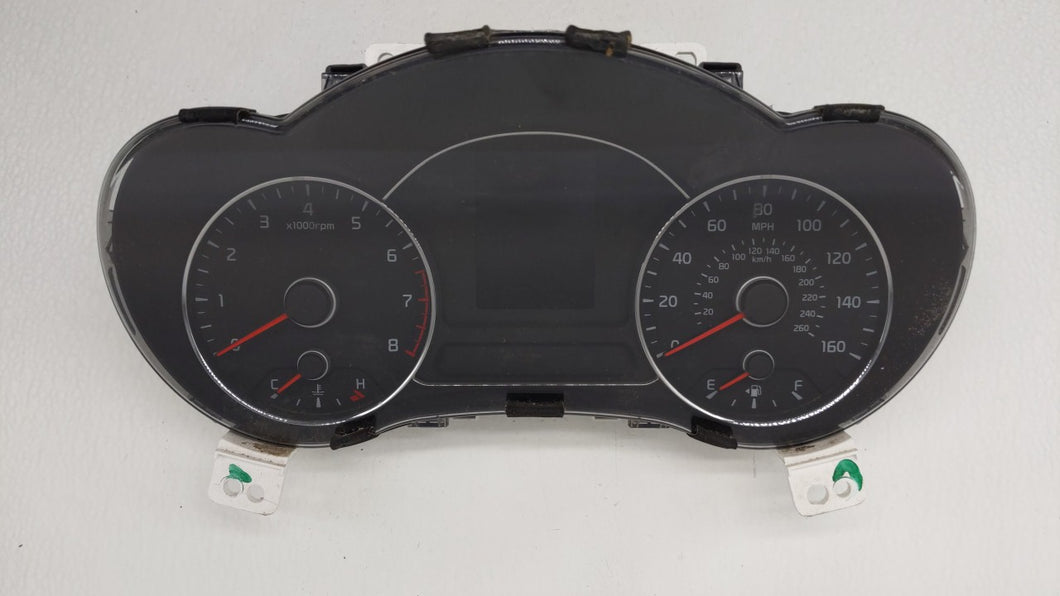 2017-2018 Kia Forte Instrument Cluster Speedometer Gauges P/N:94003-B0301 94013-B0300 Fits 2017 2018 OEM Used Auto Parts - Oemusedautoparts1.com