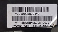 2011-2014 Hyundai Sonata Fusebox Fuse Box Panel Relay Module P/N:VS912003Q071MG VSQFHE2370F0175 Fits 2011 2012 2013 2014 OEM Used Auto Parts - Oemusedautoparts1.com