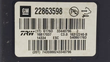 2013-2016 Chevrolet Malibu ABS Pump Control Module Replacement P/N:22863598 22971448 Fits 2012 2013 2014 2015 2016 OEM Used Auto Parts - Oemusedautoparts1.com