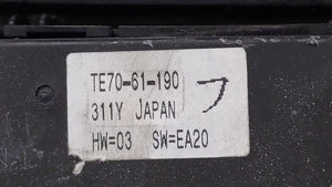 2010-2015 Mazda Cx-9 Climate Control Module Temperature AC/Heater Replacement P/N:TE70-61-190 Fits 2010 2011 2012 2013 2014 2015 OEM Used Auto Parts