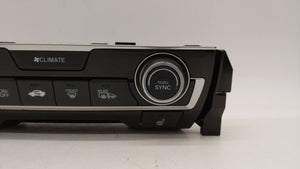 2016-2018 Honda Civic Climate Control Module Temperature AC/Heater Replacement P/N:79600TGGA610M1 79600-TBA-C410-M1 Fits OEM Used Auto Parts - Oemusedautoparts1.com