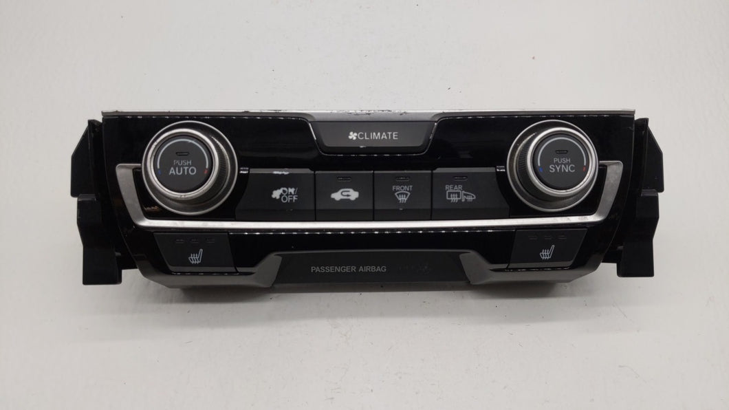 2016-2018 Honda Civic Climate Control Module Temperature AC/Heater Replacement P/N:79600TGGA610M1 79600-TBA-C410-M1 Fits OEM Used Auto Parts - Oemusedautoparts1.com