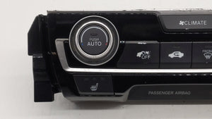 2016-2018 Honda Civic Climate Control Module Temperature AC/Heater Replacement P/N:79600TGGA610M1 79600-TBA-C410-M1 Fits OEM Used Auto Parts