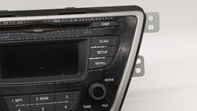 2013 Hyundai Elantra Radio AM FM Cd Player Receiver Replacement P/N:96170-3X165RA5 Fits OEM Used Auto Parts - Oemusedautoparts1.com