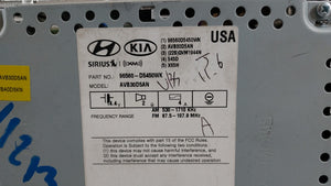 2016-2018 Kia Optima Radio AM FM Cd Player Receiver Replacement P/N:96560-D5450WK Fits 2016 2017 2018 OEM Used Auto Parts