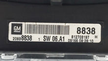 2010 Chevrolet Equinox Instrument Cluster Speedometer Gauges P/N:20919738 20903929 Fits OEM Used Auto Parts - Oemusedautoparts1.com