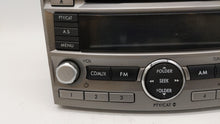 2010-2012 Subaru Legacy Radio AM FM Cd Player Receiver Replacement P/N:86201AJ64A Fits 2010 2011 2012 OEM Used Auto Parts - Oemusedautoparts1.com