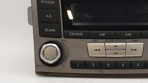 2012-2014 Subaru Legacy Radio AM FM Cd Player Receiver Replacement P/N:86201AJ65A 86201AJ61A Fits 2012 2013 2014 OEM Used Auto Parts - Oemusedautoparts1.com