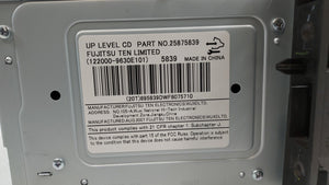 2008 Saturn Vue Radio AM FM Cd Player Receiver Replacement P/N:25866724 25956992 Fits OEM Used Auto Parts - Oemusedautoparts1.com